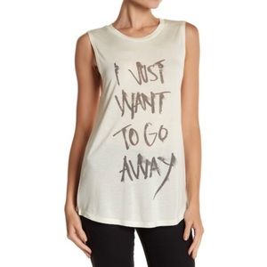 Haute Hippie I Just Want To Go Away Muscle Tank large